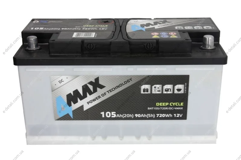 Аккумулятор DEEP-CYCLE 4MAX BAT105720RDC4MAX (фото 1)