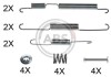 Монтажний к-кт гальмівних колодок A.B.S. 0009Q (фото 1)