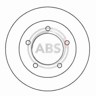 Диск гальмівний A.B.S. 15026