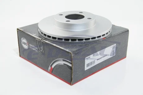 Диск гальмівний AUDI 80/90/100 передн. вент. (вир-во ABS) A.B.S. 15746