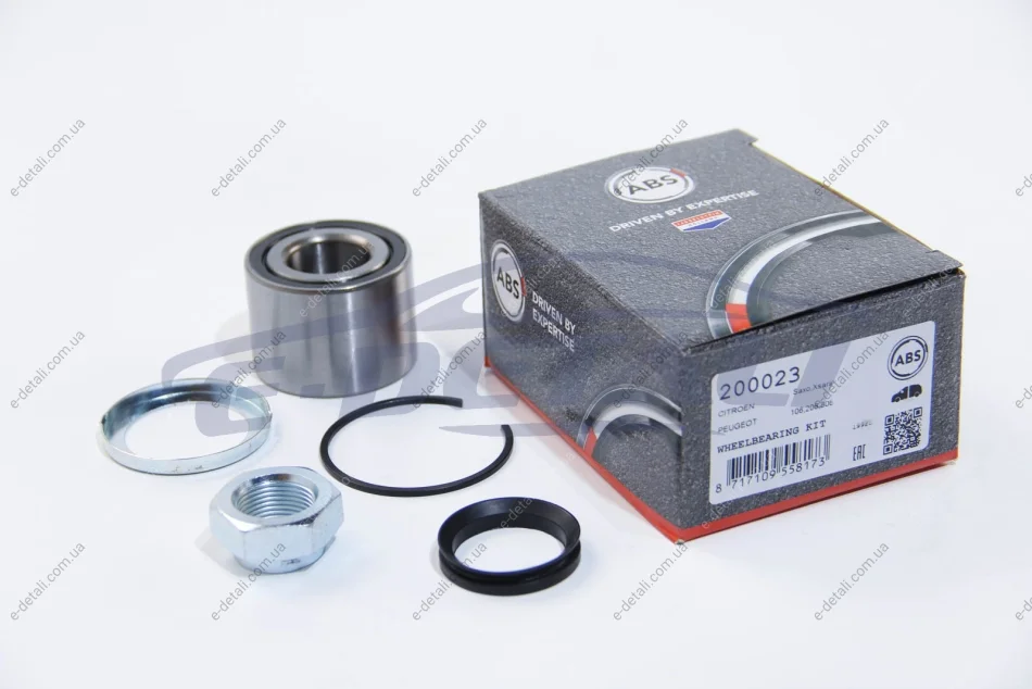Подшипник ступицы задней. Peugeot 206/306 98-/Citroen C2/C3 02- A.B.S. 200023 (фото 1)