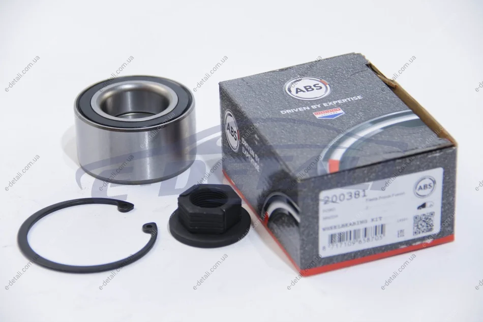 Подшипник ступицы перед. Ford Fiesta/Fusion/Focus 98- (-ABS) A.B.S. 200381 (фото 1)