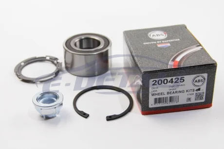 Підшипник маточини перед. Renault Kangoo 08- (R14)/Megane 03-08/Logan 05- A.B.S. 200425