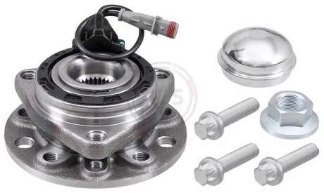 Подшипник ступицы перед. Opel Astra H 04-10 (5 отв..) A.B.S. 201107
