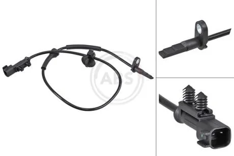 Датчик ABS (задний) Tesla Model S/X 15- (680mm) A.B.S. 30104