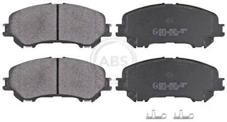 Колодка тормозов. диск. NISSAN QASHQAI, RENAULT KADJAR передн. (выр-во ABS) A.B.S. 35045