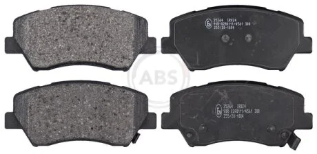 Гальмівні колодки пер. Fluence 1.5dCi /1.6i 12- A.B.S. 35264