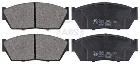Гальмівні колодки перед. HONDA CIVIC III 1.2-1.5 83-87 A.B.S. 36495