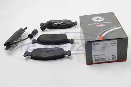 Гальмівні колодки пер. Ford Escort/Sierra 84-99 (ATE) A.B.S. 36519