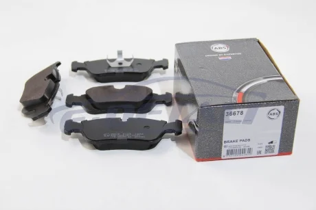 Колодка гальм. диск. BMW 3 SERIE (E36/46)/Z3/Z4 передн. (вир-во ABS) A.B.S. 36678