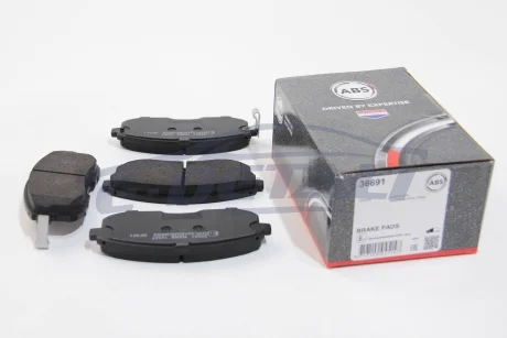 Колодка тормозов. диск. NISSAN MAXIMA/MAXIMA QX 89-00 передн. (выр-во ABS) A.B.S. 36691