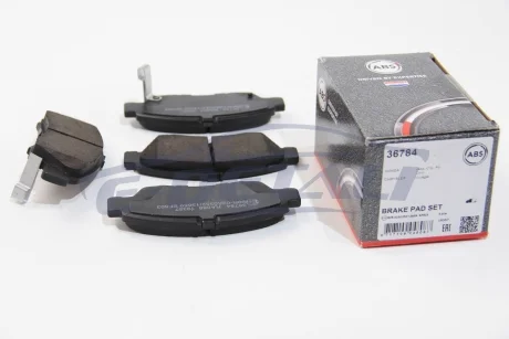 Колодка гальм. диск. HONDA CIVIC передн. (вир-во ABS) A.B.S. 36784