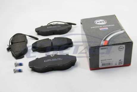 Колодка гальм. диск. CITROEN/FIAT/PEUGEOT JUMPER/DUCATO/BOXER передн. (вир-во ABS) A.B.S. 36883