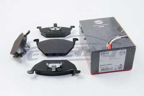 Колодка тормозов. диск. AUDI/SEAT/SKODA/VW A3/TOLEDO/OCTAVIA/GOLF/BORA передн. (выр-во ABS) A.B.S. 37008