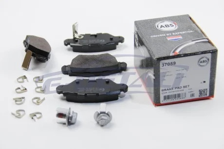 Колодка тормозов. диск. OPEL ASTRA/ZAFIRA задн. (выр-во ABS) A.B.S. 37059