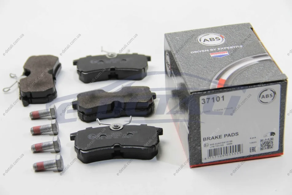 Колодка гальм. диск. FORD FOCUS задн. (вир-во ABS) A.B.S. 37101 (фото 1)