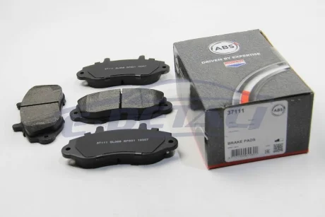 Колодка тормозов. диск. OPEL/RENAULT MOVANO/MASTER 15" передн. (выр-во ABS) A.B.S. 37111
