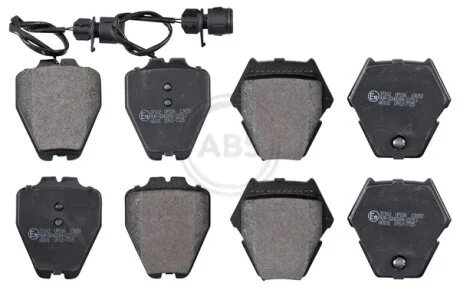Колодка гальм. AUDI A4/A8 передн. (вир-во ABS) A.B.S. 37162