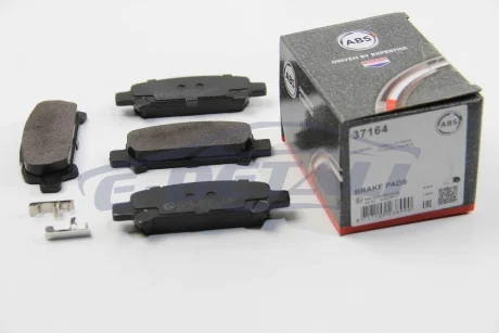 Колодка гальм. диск. SUBARU IMPREZA/LEGACY/FORESTER задн. (вир-во ABS) A.B.S. 37164