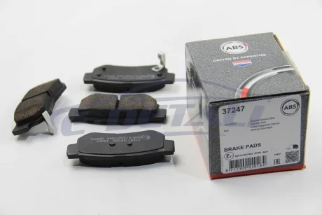 Колодка тормозов. диск. HYUNDAI/KIA GETZ/SANTA FE/MAGENTIS задн. (выр-во ABS) A.B.S. 37247