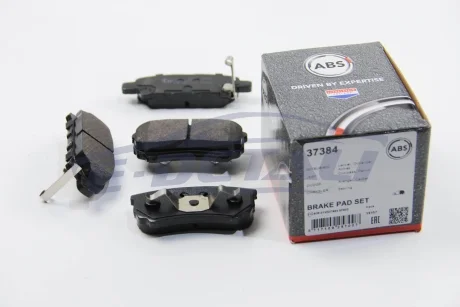 Колодка тормозов. диск. MITSUBISHI OUTLANDER задн. (выр-во ABS) A.B.S. 37384