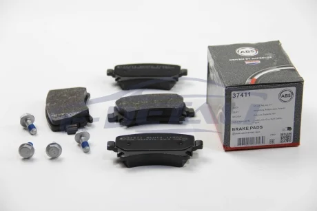 Колодка тормозов. диск. AUDI/VW A3/A4/CADDY/TOURAN задн. (выр-во ABS) A.B.S. 37411