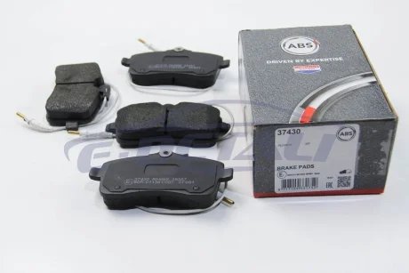 Колодка гальм. диск. PEUGEOT 407 передн. (вир-во ABS) A.B.S. 37430