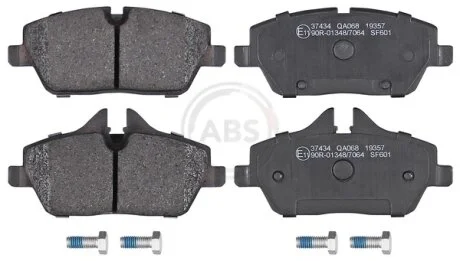 Колодка гальм. диск. MINI COOPER 06-,ONE 09-,CLUBMAN 2010-передн. (вир-во ABS) A.B.S. 37434