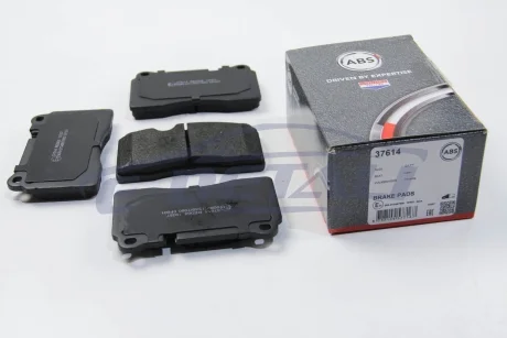 Колодка гальм. диск. VW TOUAREG 3.0 V6 3.6 2010 - передн. (вир-во ABS) A.B.S. 37614
