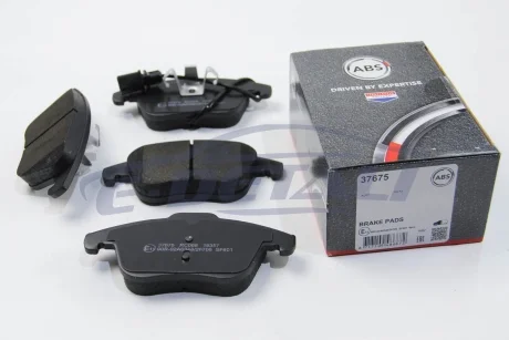 Колодка гальм. диск. SEAT ALHAMBRA 2010-; VW SHARAN 2010 - передн. (вир-во ABS) A.B.S. 37675