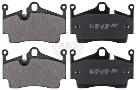 Гальмівні колодки зад. Boxster (987/982)/Cayman (981/987) 04- (BREMBO) A.B.S. 37697