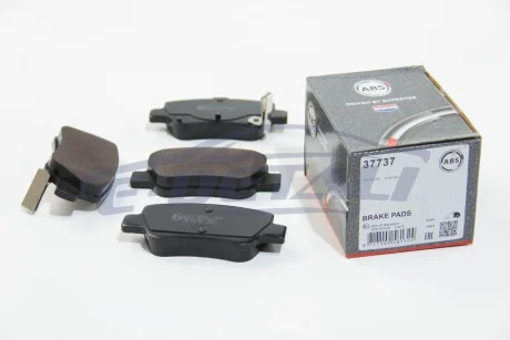 Колодка тормозов. диск. TOYOTA AVENSIS/AVENSIS SW 1.6,1.8,2.0,2.0D-4D,2.2D-4D 09- задн. (выр-во ABS) A.B.S. 37737