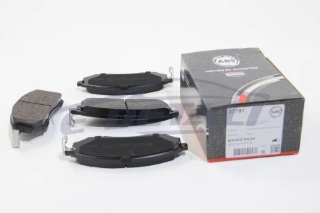 Колодка гальм. диск. NISSAN NAVARA D40 передн. (вир-во ABS) A.B.S. 37791