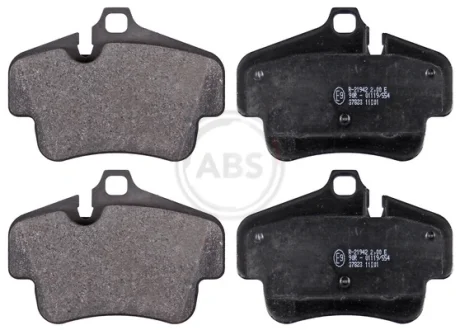 Гальмівні колодки зад. 911 (997)/718 Boxter (982) 04- (121.3x86.1x16.8) (BREMBO) A.B.S. 37823