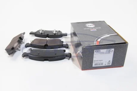Колодка гальм. диск. JEEP GRAND CHEROKEE 2011-18 WHEELS передн. (вир-во ABS) A.B.S. 37878
