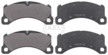 Гальмівні колодки перед. Cayenne (958)/Panamera (971)/Macan (95B) 2.0-4.8 10-23 (BREMBO) A.B.S. 37918