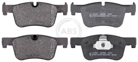 Колодка гальм. диск. передн. (ABS) A.B.S. 37921