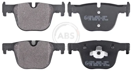 Гальмівні колодки зад. BMW 3 (F30/F31/F34) 11-18 (ATE) (123,8x59,1x17,3) A.B.S. 37925