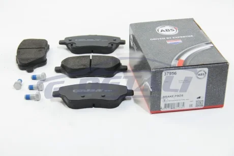 Колодка тормозов. диск. FORD TOURNEO 1.0-1.6 2014-, FIESTA VI 1.6 2013 - передн. (выр-во ABS) A.B.S. 37956