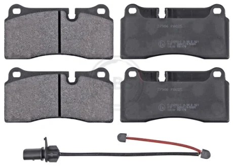 Гальмівні колодки зад. AUDI Q7 (4LB)/R8 06- (BREMBO) A.B.S. 37986