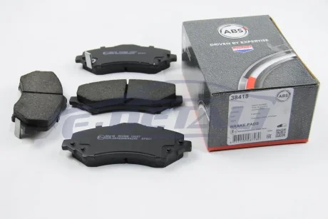 Колодка тормозов. диск. DODGE NITRO 2.8CRD 07, JEEP CHEROKEE 2.8CRD 08 передн. (выр-во ABS) A.B.S. 38418