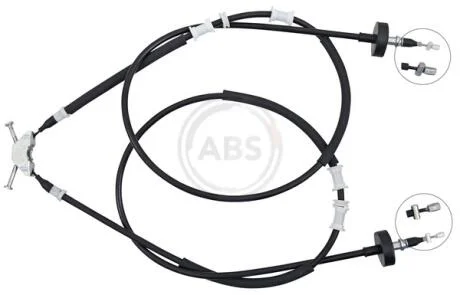 Трос ручного тормоза зад. Astra G 98- (диск) (1593/1400x2) (Bosch) A.B.S. K12046
