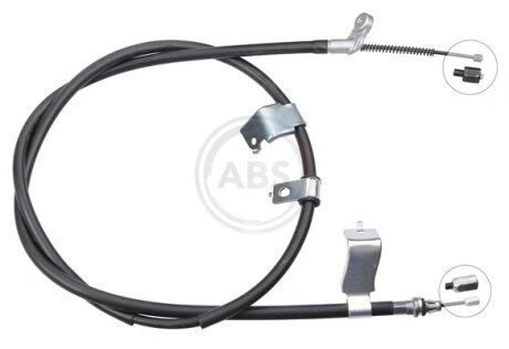 Трос ручного гальма зад. NISSAN QASHQAI 07- Л. A.B.S. K18949