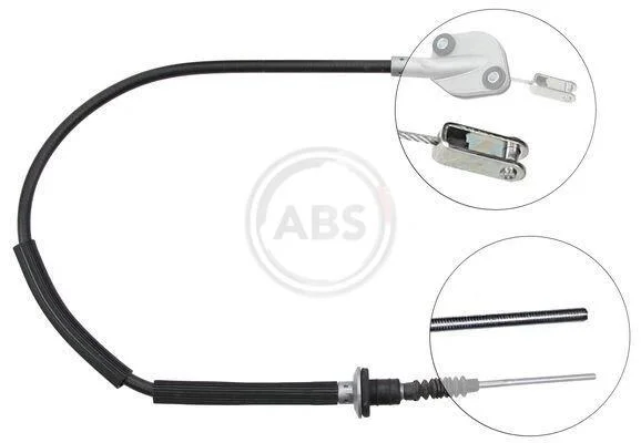 Трос зчеплення Chevrolet Aveo 04-08 (888/595) A.B.S. K27710 (фото 1)