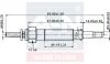A-N PARTS MITSUBISHI свічка розжарювання (подвійна спіраль) 11V L=82mm 2,0/2,5d: Galant, Lancer, Pajero, L200/400 A-N Parts A-N053 511 (фото 2)