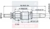 A-N PARTS VW свічка розжарювання (подвійна спіраль) 11V L=61mm Audi 100,80,A4,6,Ford,Seat,Skoda,Volvo,Golf,Passat,LT28-55,T4 1.6/2.4D/TD A-N Parts A-N059 173 (фото 2)