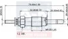 A-N PARTS FIAT свічка розжарювання (подвійна спіраль) 11V Ducato,Iveco Daily II,Opel Arena,Movano,Renault Master I,II,Trafic 2.5D 89- A-N Parts A-N066 198 (фото 2)