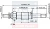 A-N PARTS FORD свічка розжарювання (подвійна спіраль) 11.5V Escort,Fiesta,Orion 1.6D 84- A-N Parts A-N068 132 (фото 2)