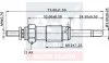 A-N PARTS FIAT свічка розжарювання (подвійна спіраль) 11V Bravo 1,9TD LANCIA Kappa 2,4TD A-N Parts A-N068 249 (фото 2)