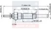 A-N PARTS NISSAN свічка розжарювання (подвійна спіраль) 23V Patrol 3.2D/TD 79- A-N Parts A-N070 101 (фото 2)
